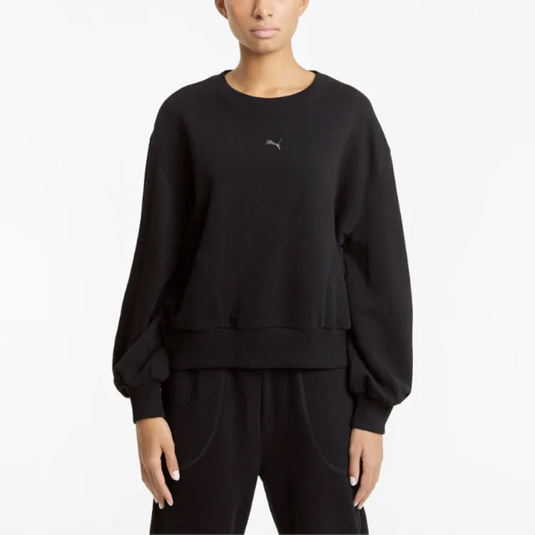 PUMA HER Sweatshirts Women's Black-3