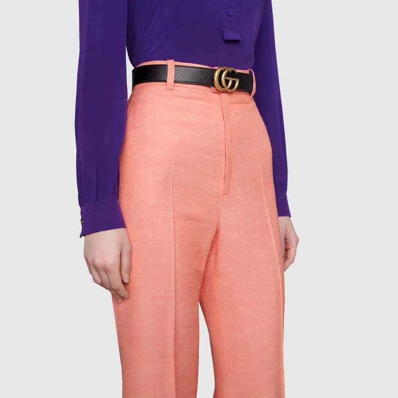 GUCCI Gg Marmont Reversible Belt-4