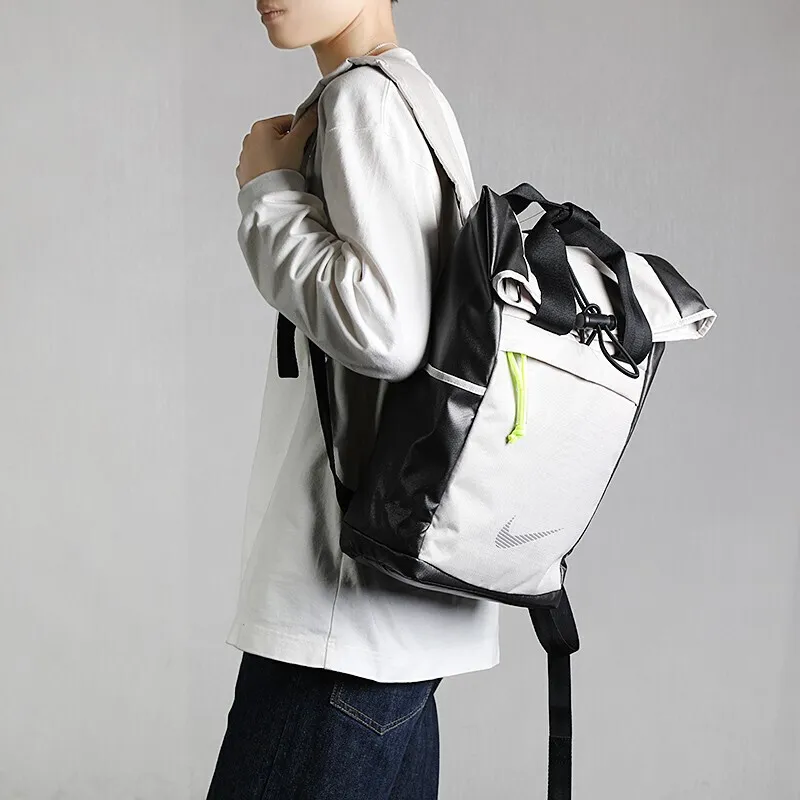Nike Polyester Backpack Regular Men's Ecru-3