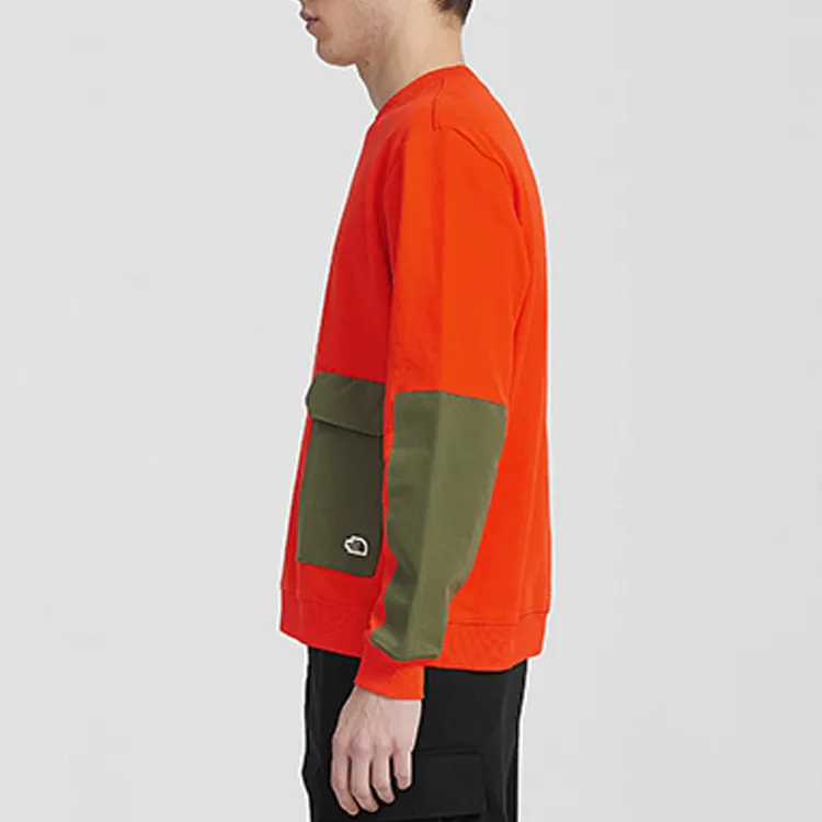 THE NORTH FACE Sweatshirts Men Orange-4