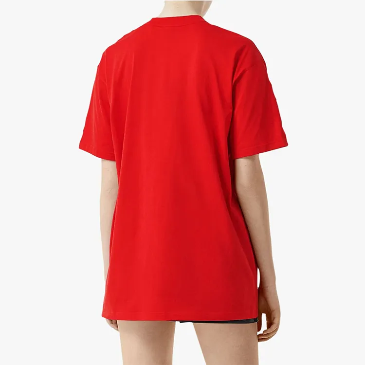 Burberry T Shirts Women's Red-3