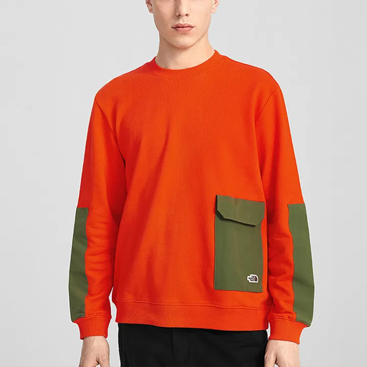 THE NORTH FACE Sweatshirts Men Orange-5
