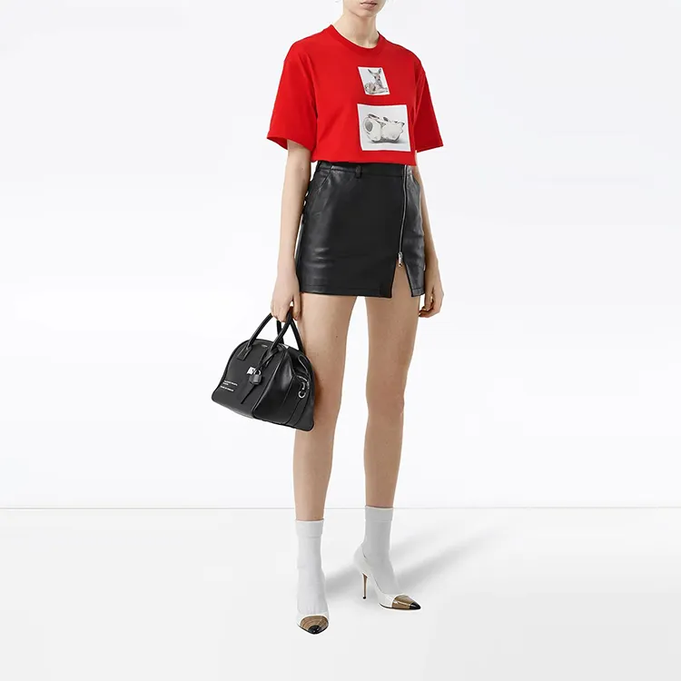 Burberry T Shirts Women's Red-1