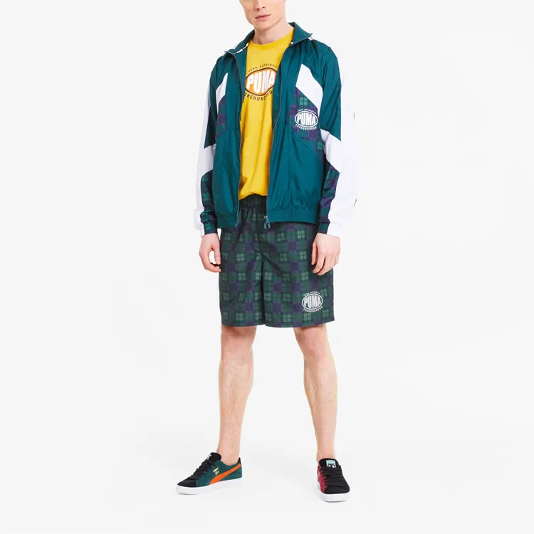 The Hundreds X PUMA Casual Shorts Men Green-2