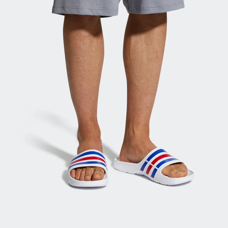 Duramo Slides Adidas 'White Blue Red'-6