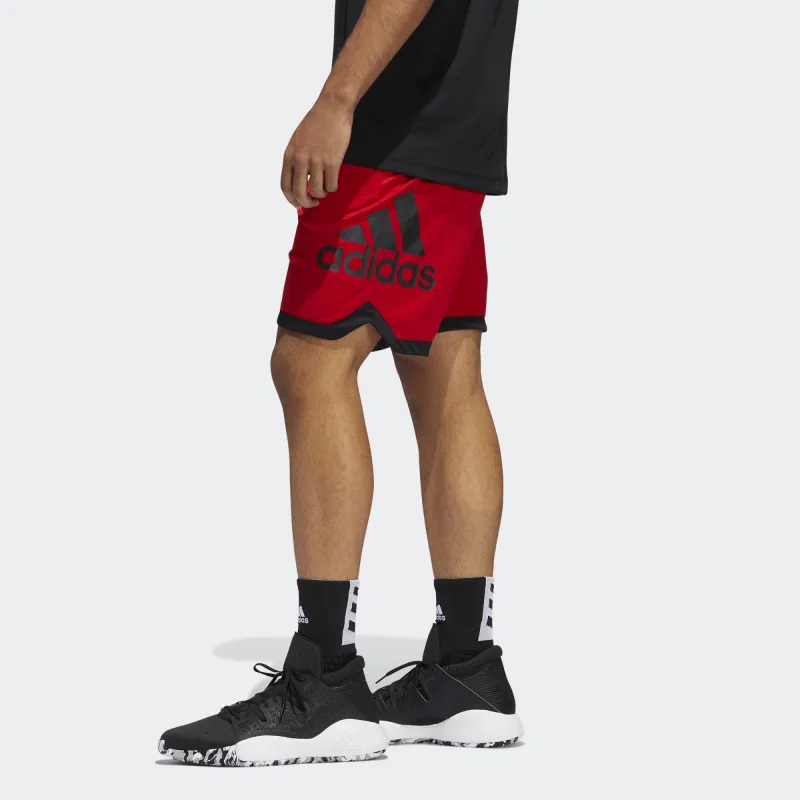 Adidas Basketball Shorts Men Red-5