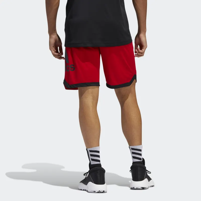 Adidas Basketball Shorts Men Red-4