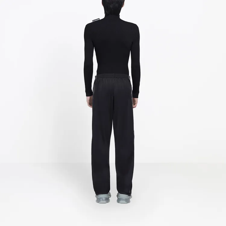 Balenciaga Knitted Sports Pants Men's Black-3