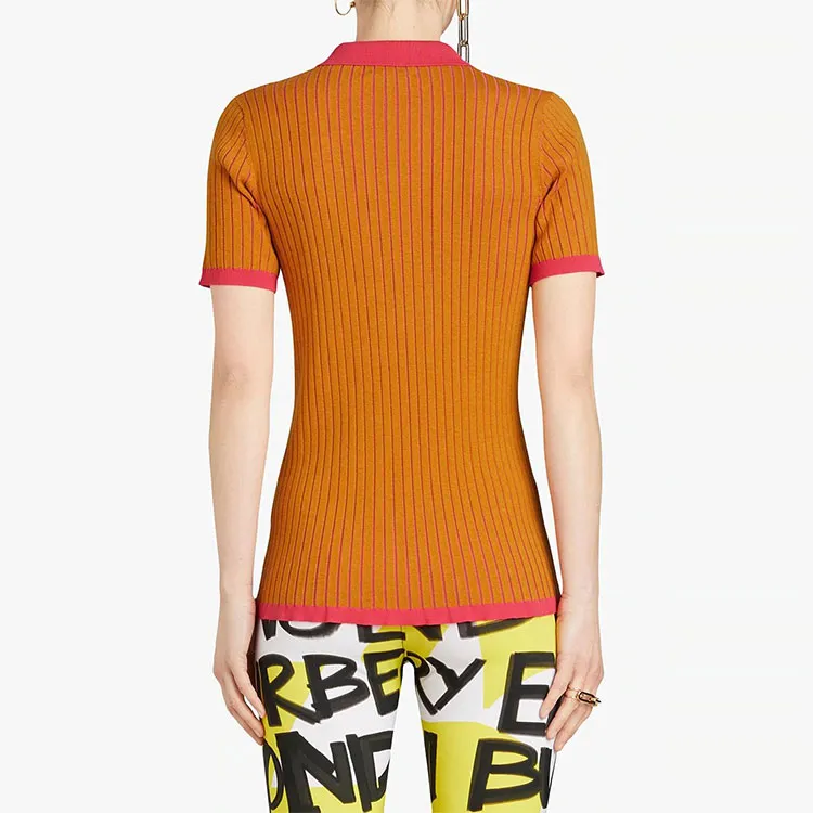 Burberry Polo Shirts Women's Yellow-3