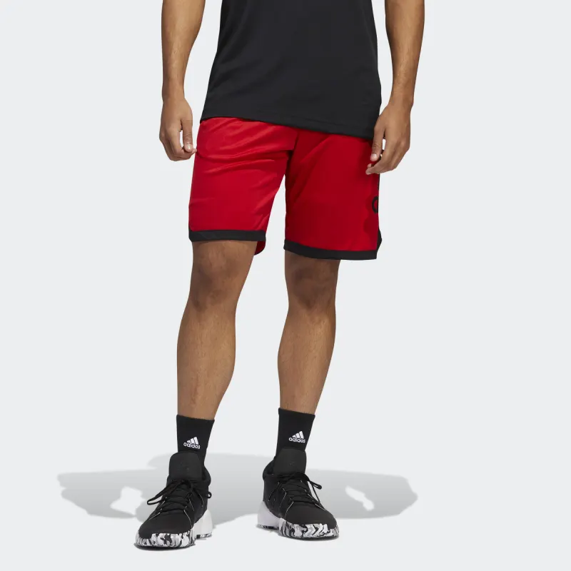 Adidas Basketball Shorts Men Red-3