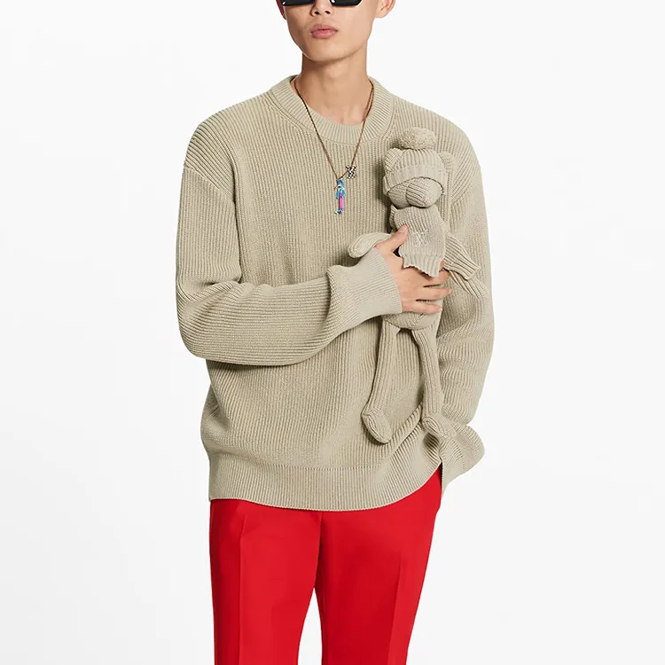 LOUIS VUITTON Knitwear Men's Beige-2