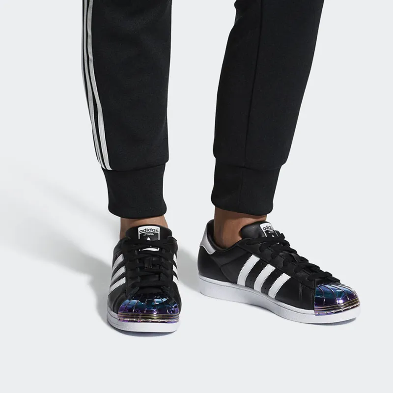 Adidas Originals Superstar Metal Toe Black Women's-6