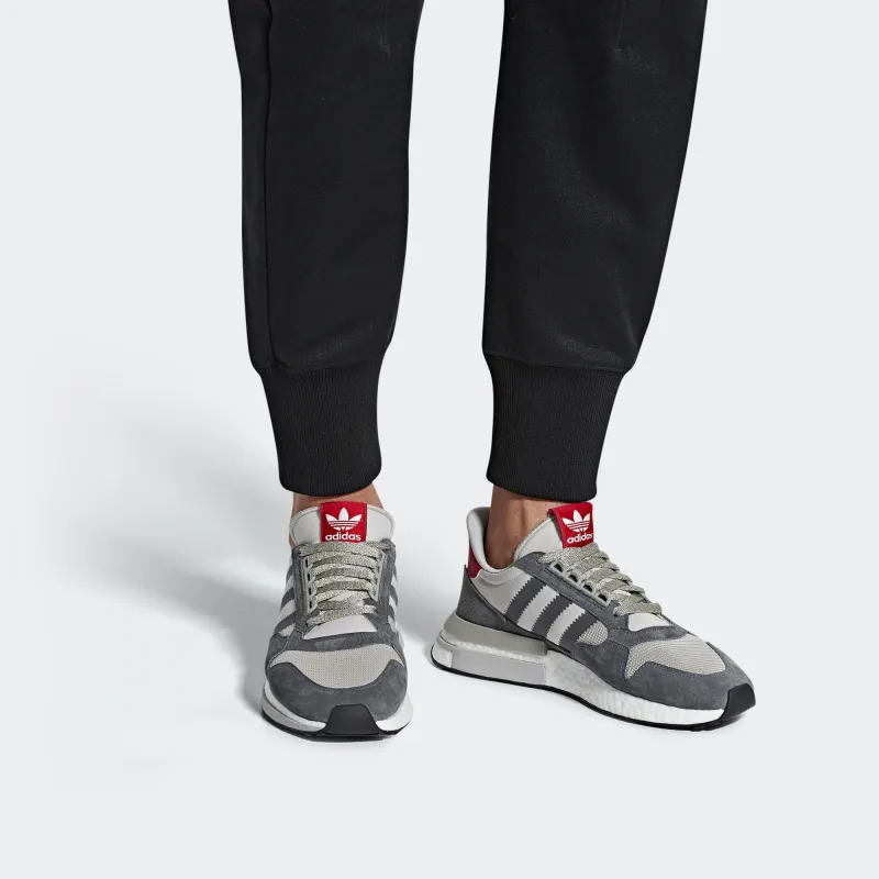 Adidas Zx 500 Rm Grey Four Scarlet-6