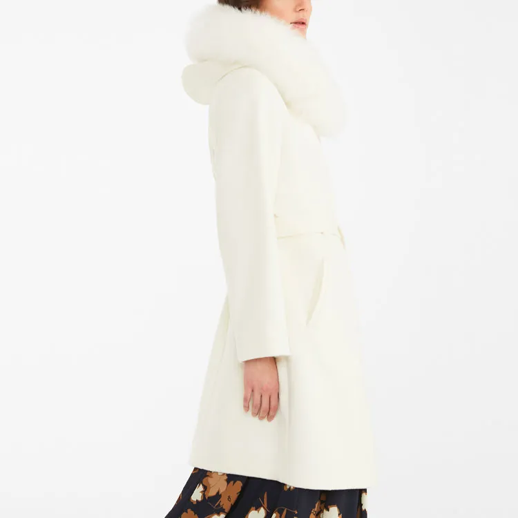 MaxMara Coats Women's White-4