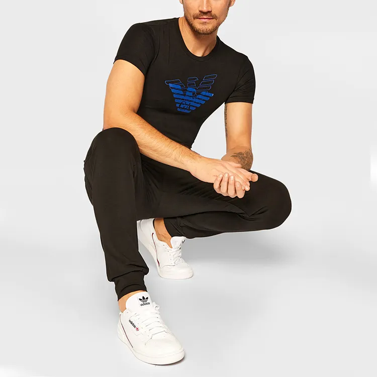 EMPORIO ARMANI T Shirts Men Black-4