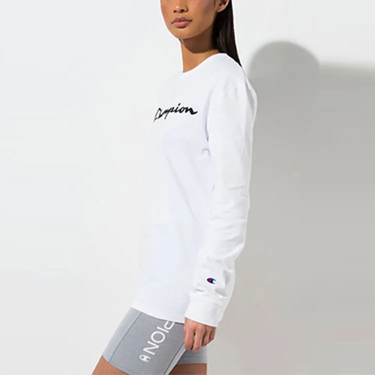 Champion T Shirt US Version Unisex White-2