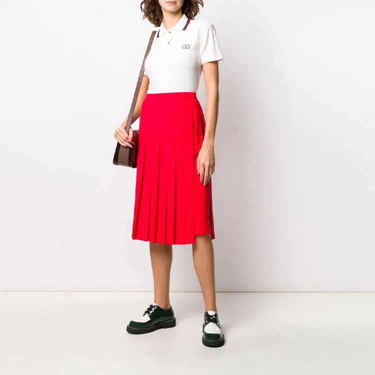 GUCCI SS20 Polo Shirt Women's White-5