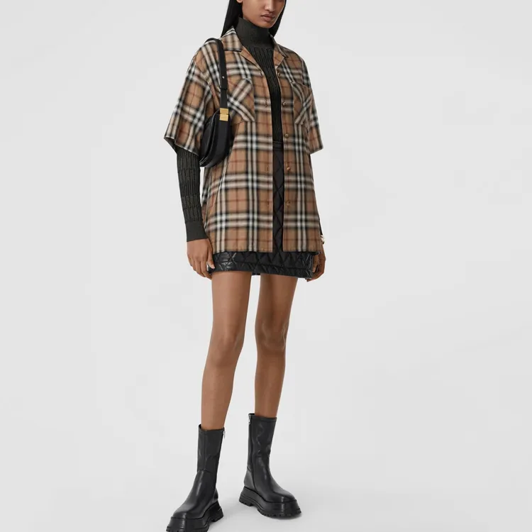 Burberry Shirts Women's Birch Brown-1