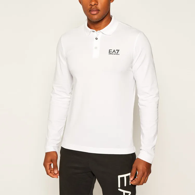 EMPORIO ARMANI EA7 Polo Shirt Men's White-4
