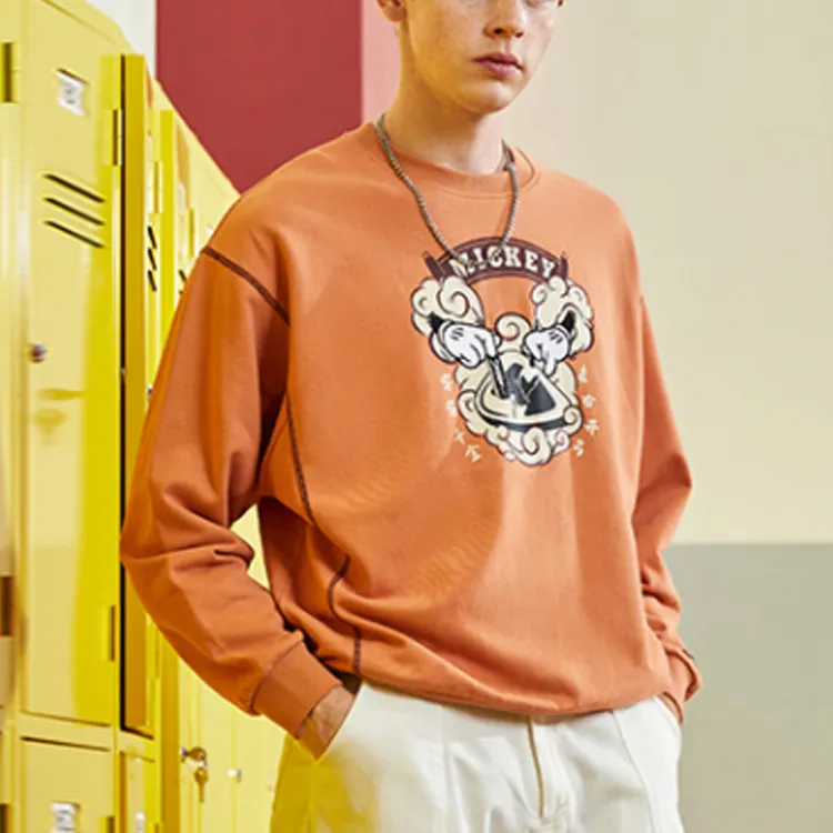 LiNing x Disney Sweatshirt Men's Partridge Umber-2