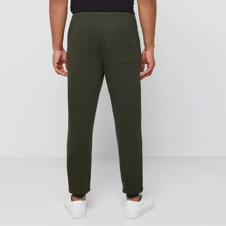EMPORIO ARMANI EA7 SS21 Knitted Sweatpants Men's Green-5