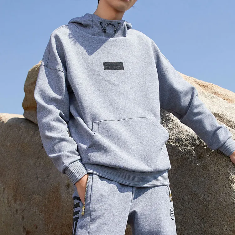 LINING Wade Collection Sweatshirts Men Gray-4