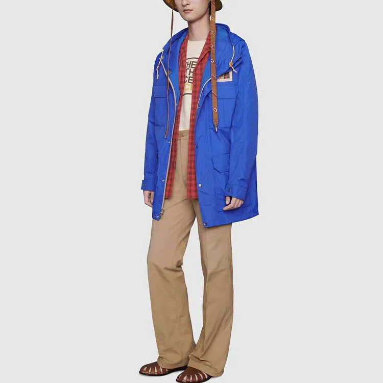 GUCCI x THE NORTH FACE Gucci X The North Face Breathable Windbreaker Jacket Men's Blue-1