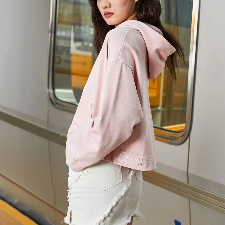 LiNing Sports Fashion Collection Sweatshirt Women's Light Aqua Pink-2