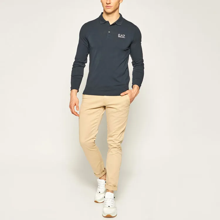 EMPORIO ARMANI Polo Shirt Men's Navy Blue-2