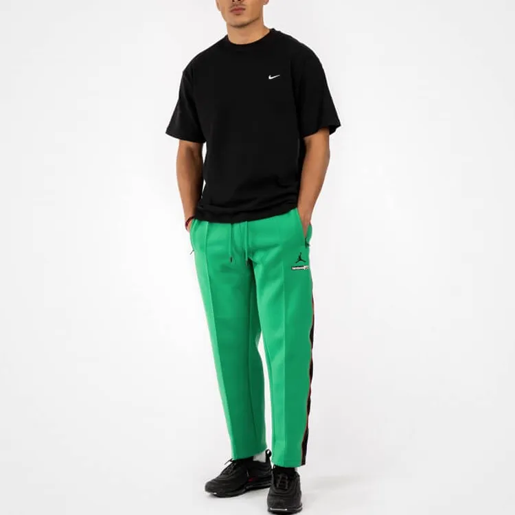 Jordan Knitted Sports Pants Men's Green-2
