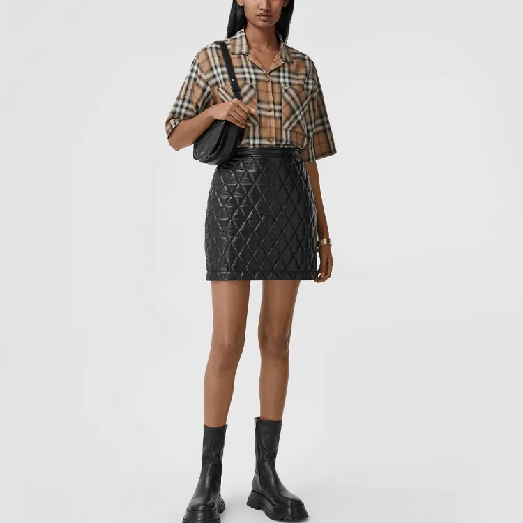 Burberry Shirts Women's Birch Brown-2