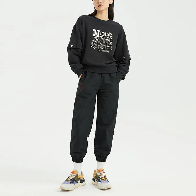 Disney X LINING Sports Fashion Collection Sweatshirts Women's Black-3