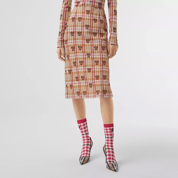 Burberry Casual Long Skirts Women's Cookie-2