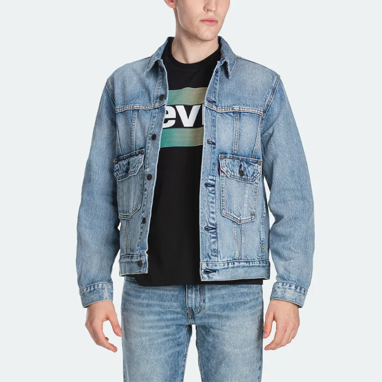 Levi's Denim Jacket Men's Light Denim Blue-5