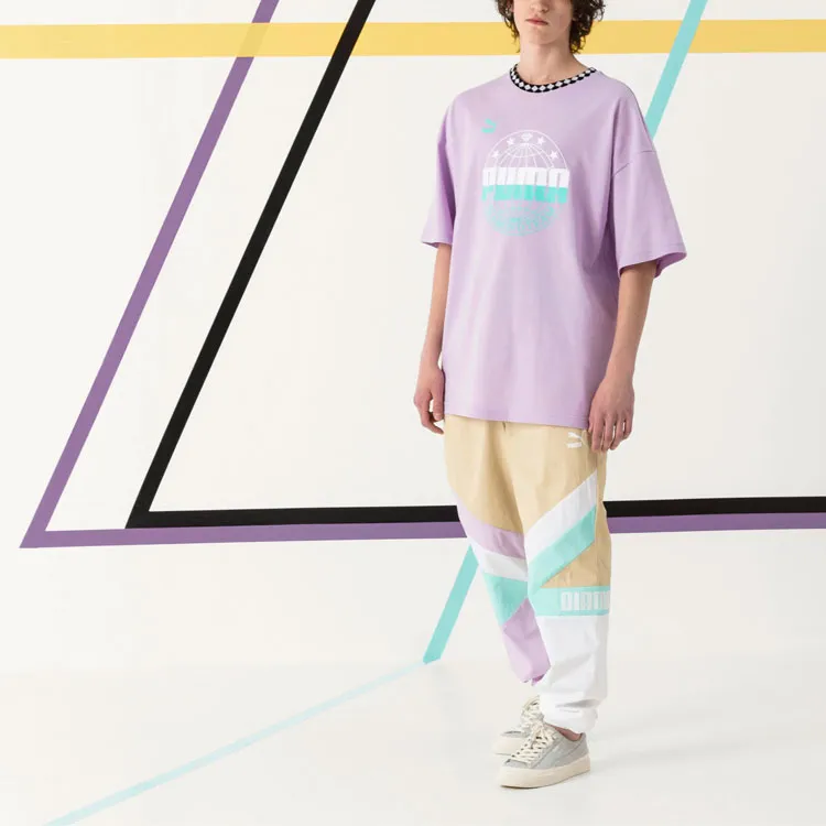 Diamond Supply Co. X PUMA Diamond Supply Co T-Shirts Men Light Purple-2