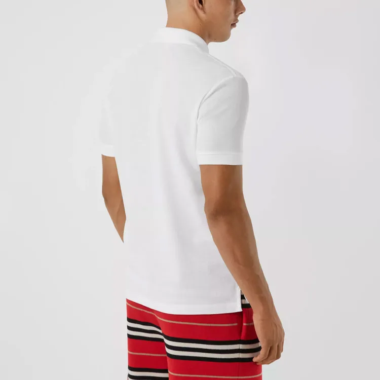 Burberry Monogram Motif Piqué Polo Shirt-3