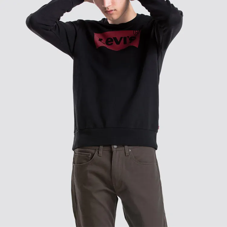 Levis Sweatshirts Men Black-3