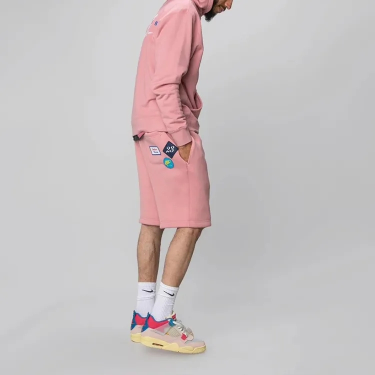 Union X Jordan X Union Sweatshirts Men Pink-4