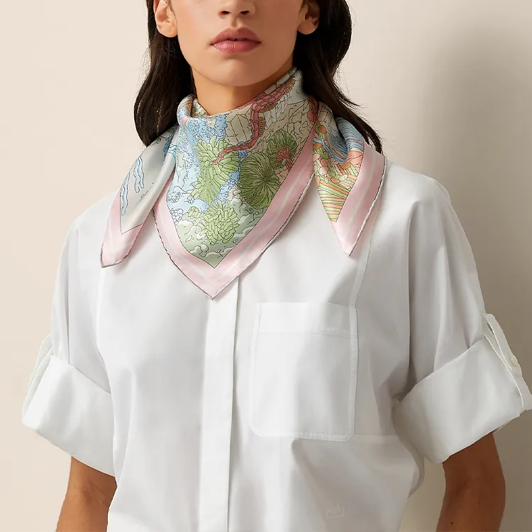 HERMES Silk Scarves Women's-1