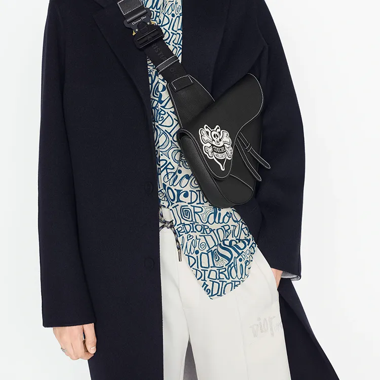 Sacai X DIOR Saddle Crossbody Bags-4