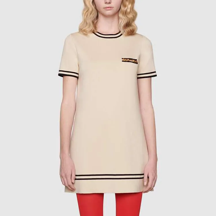 GUCCI Horsebit Short sleeve Knitted Dress-4