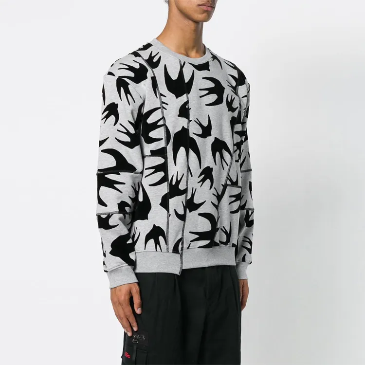 McQ Alexander McQueen Sweatshirts Men Light Gray-2