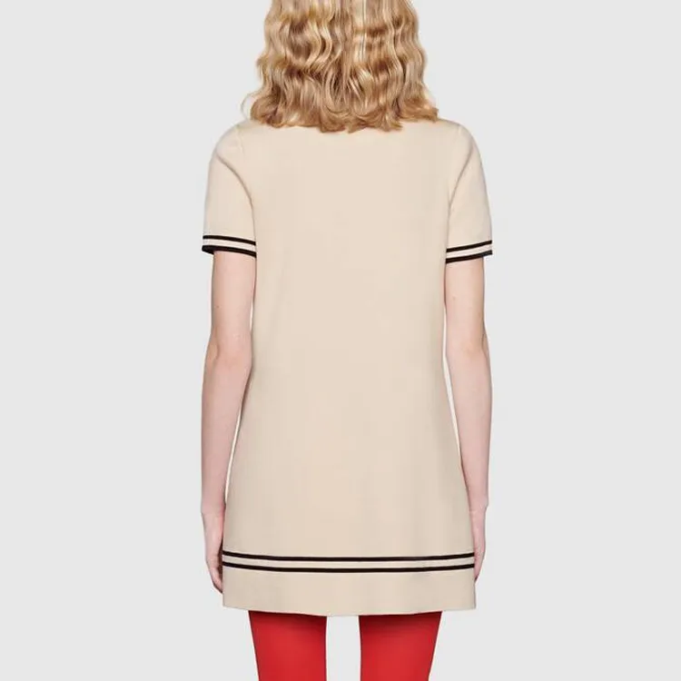 GUCCI Horsebit Short sleeve Knitted Dress-5