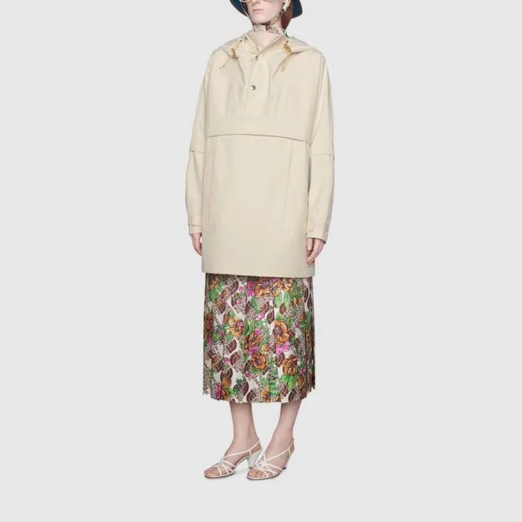 GUCCI Trench Coat Women's White-1