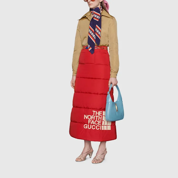 GUCCI x THE NORTH FACE Gucci X The North Face Casual Long Skirts Women's Red-3