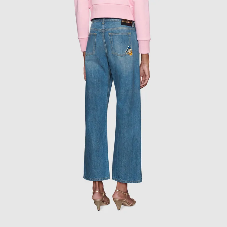 GUCCI x Disney Jeans Women's Blue-3