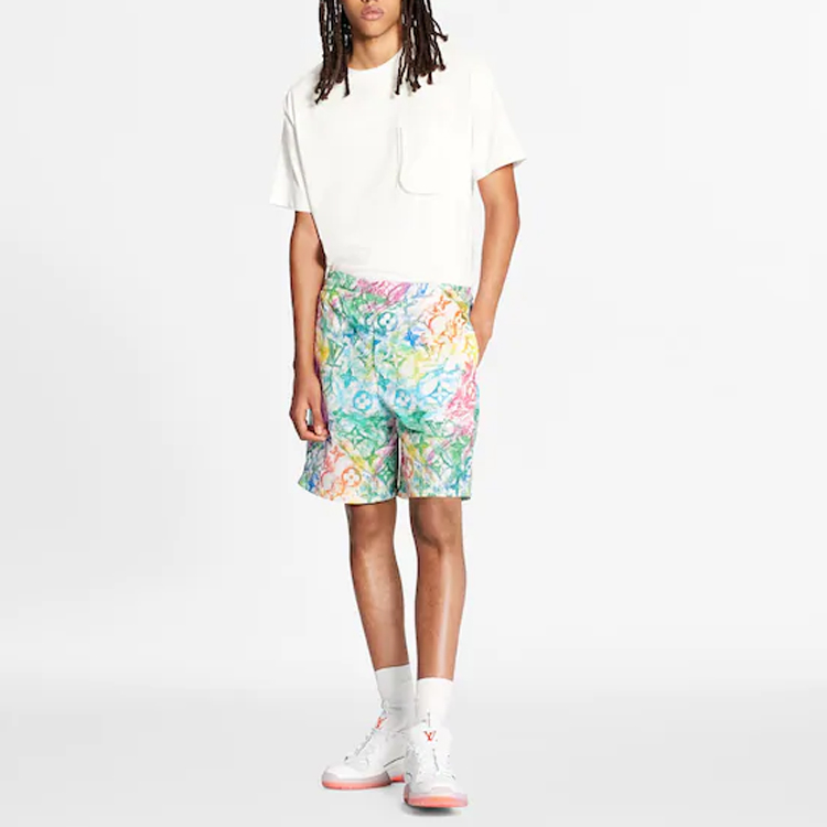 LOUIS VUITTON New Quarterly Products of LV Casual Shorts Men