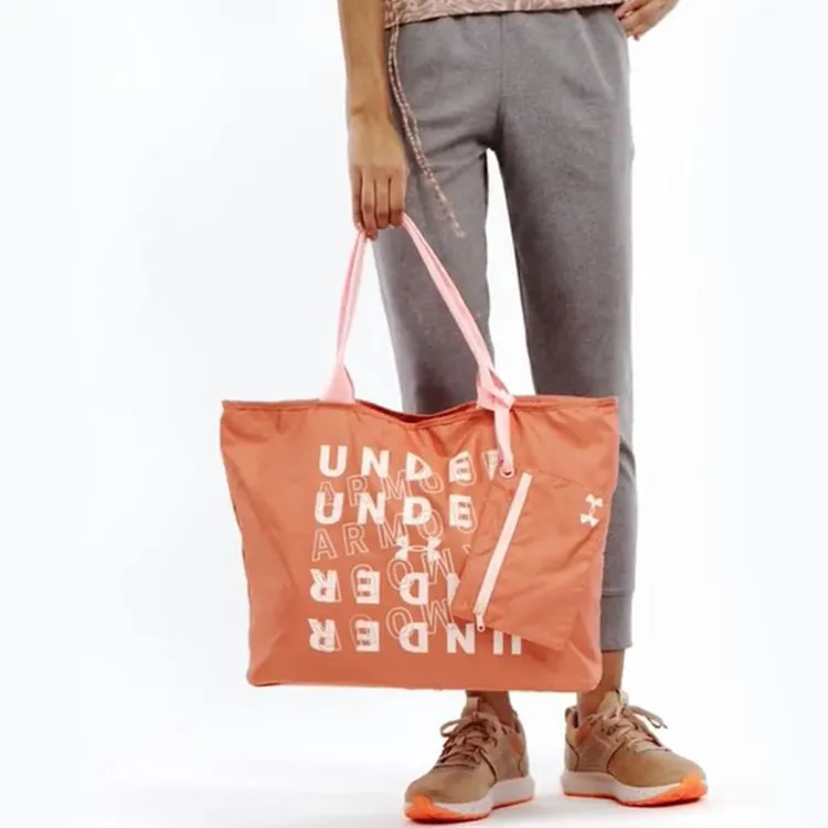 Under Armour Polyester Handbag Regular Women's Rouge Orange-4