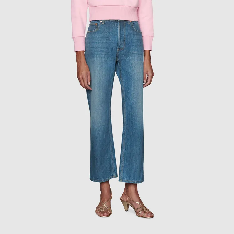 GUCCI x Disney Jeans Women's Blue-2