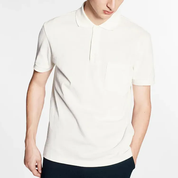 LOUIS VUITTON Half Damier Pocket Polo-2